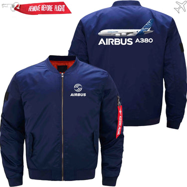 AIRBUS A380 Ma-1 Bomber Jacket Flight Jacket Aviator Jacket THE AV8R